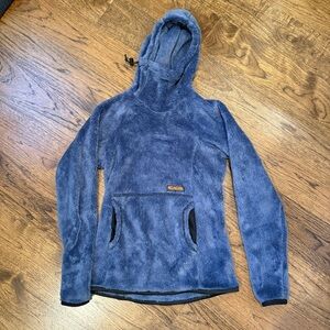 Melanzana Blue Fleece Pullover Hoodie